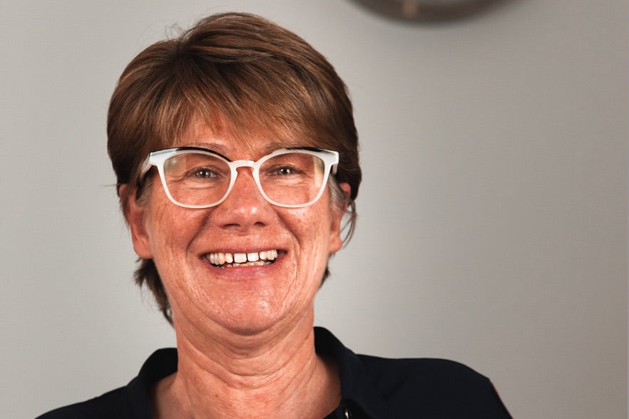 Die Gründerin Sabine.