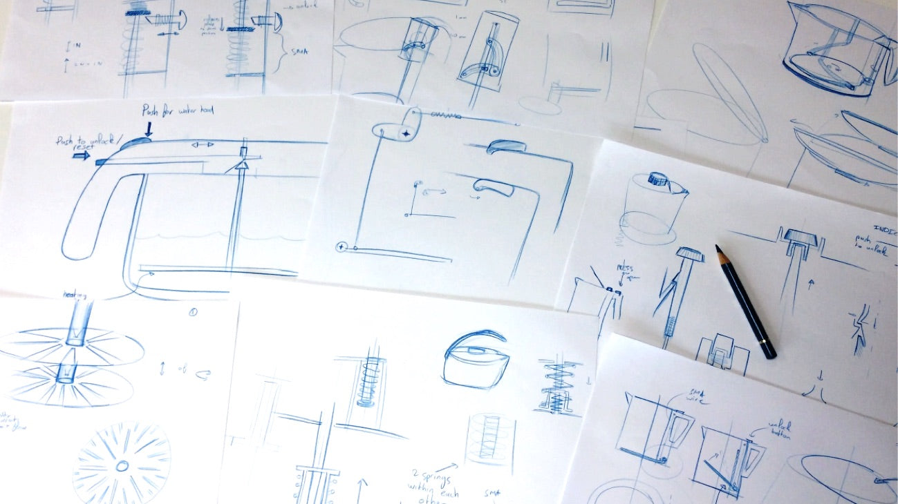 Die ersten Skizzen zu dem Projekt Kezzel.